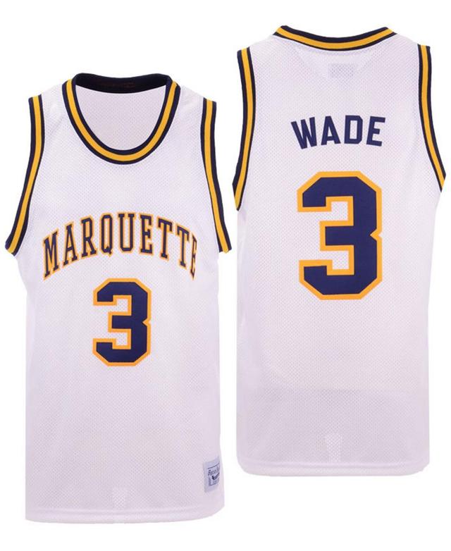 Retro Brand Mens Dwyane Wade Marquette Golden Eagles Throwback Jersey - White Product Image