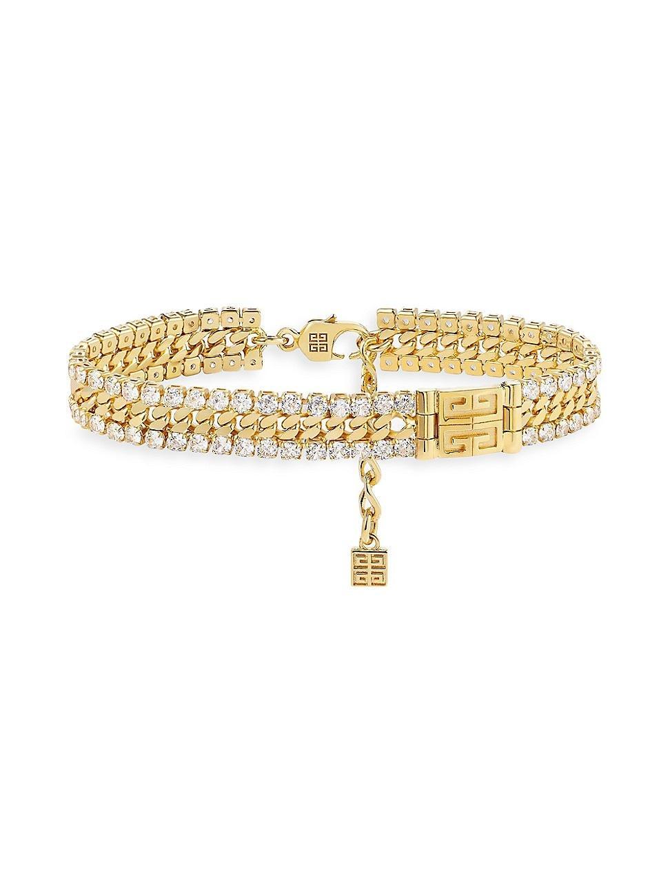 Womens 4G Crystal Bracelet in Metal with Crystals Product Image