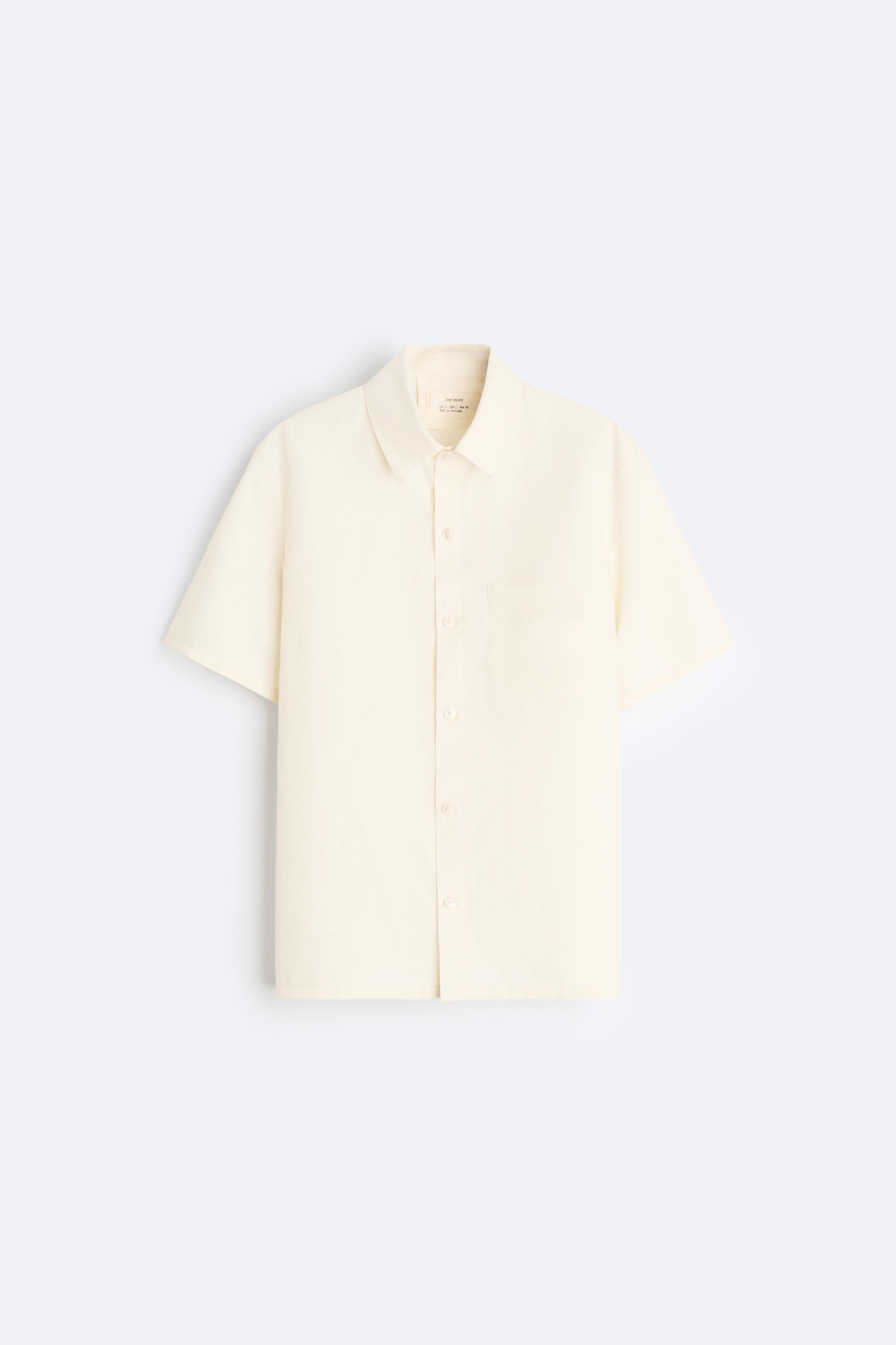 COTTON - LINEN BLEND SHIRT Product Image