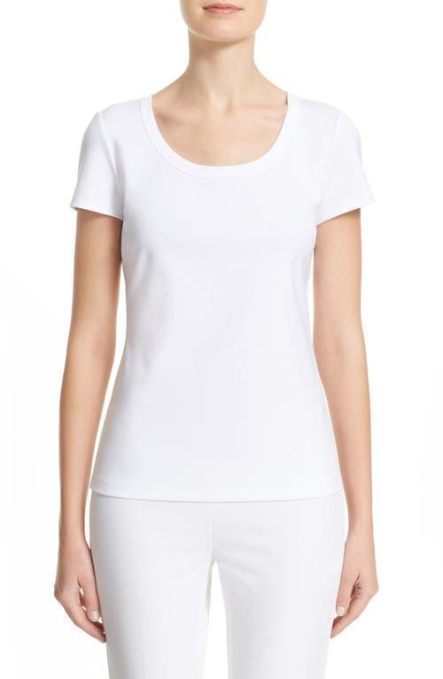 Cotton-Stretch Basic Tee Product Image