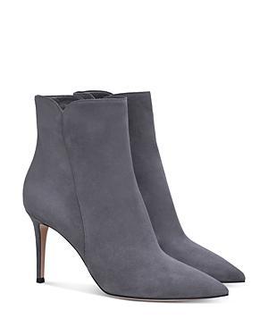 Gianvito Rossi Womens Levy Pointed Toe High Heel Booties Product Image