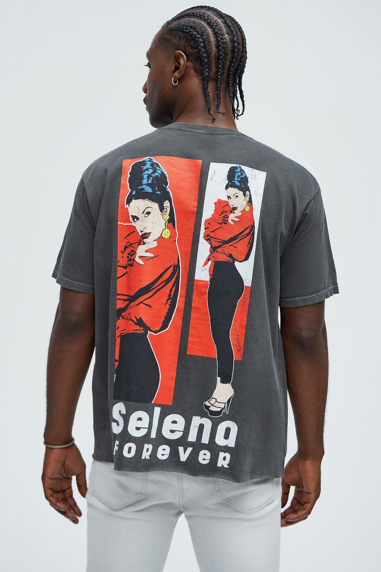 Selena Forever Oversized Short Sleeve Tee - Black Product Image