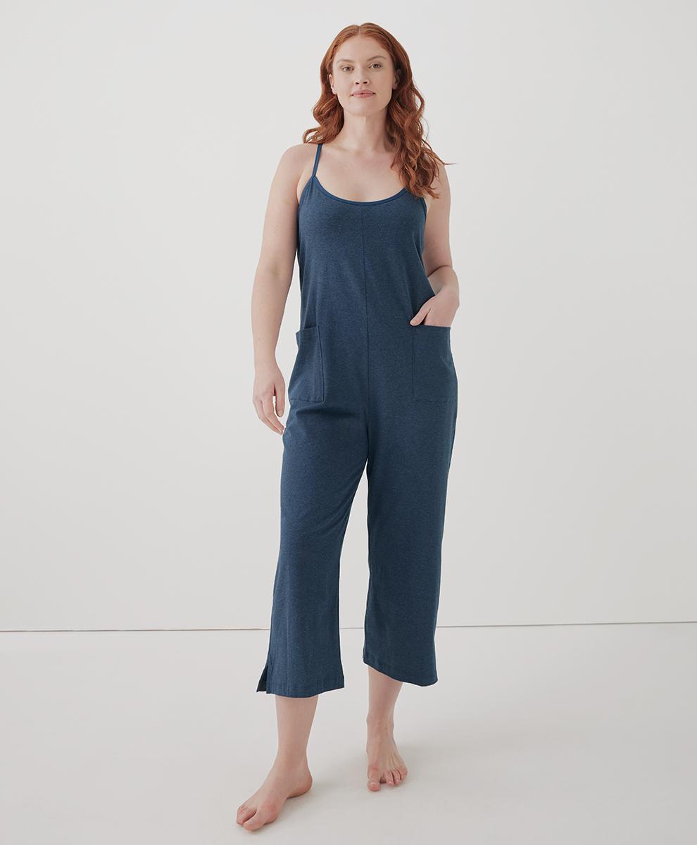 Womens Cool Stretch Lounge Jumpsuit L Product Image