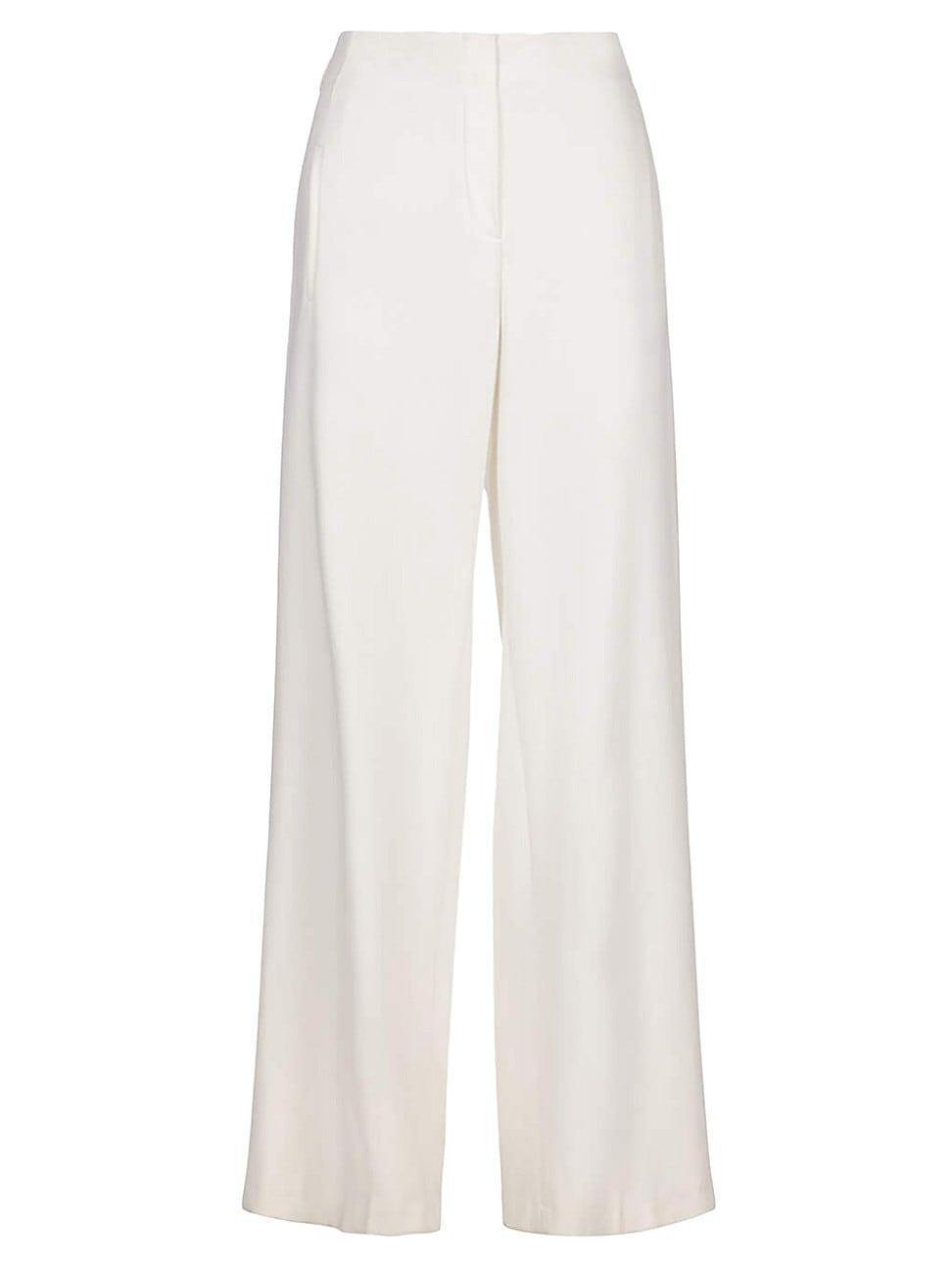 Womens Preston Crepe Wide-Leg Pants Product Image