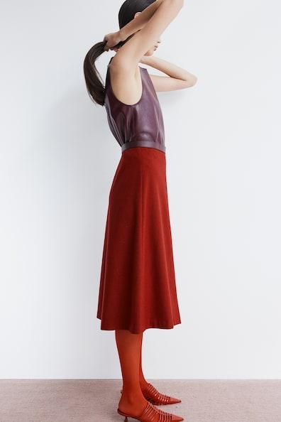 Wool-Blend Skirt Product Image