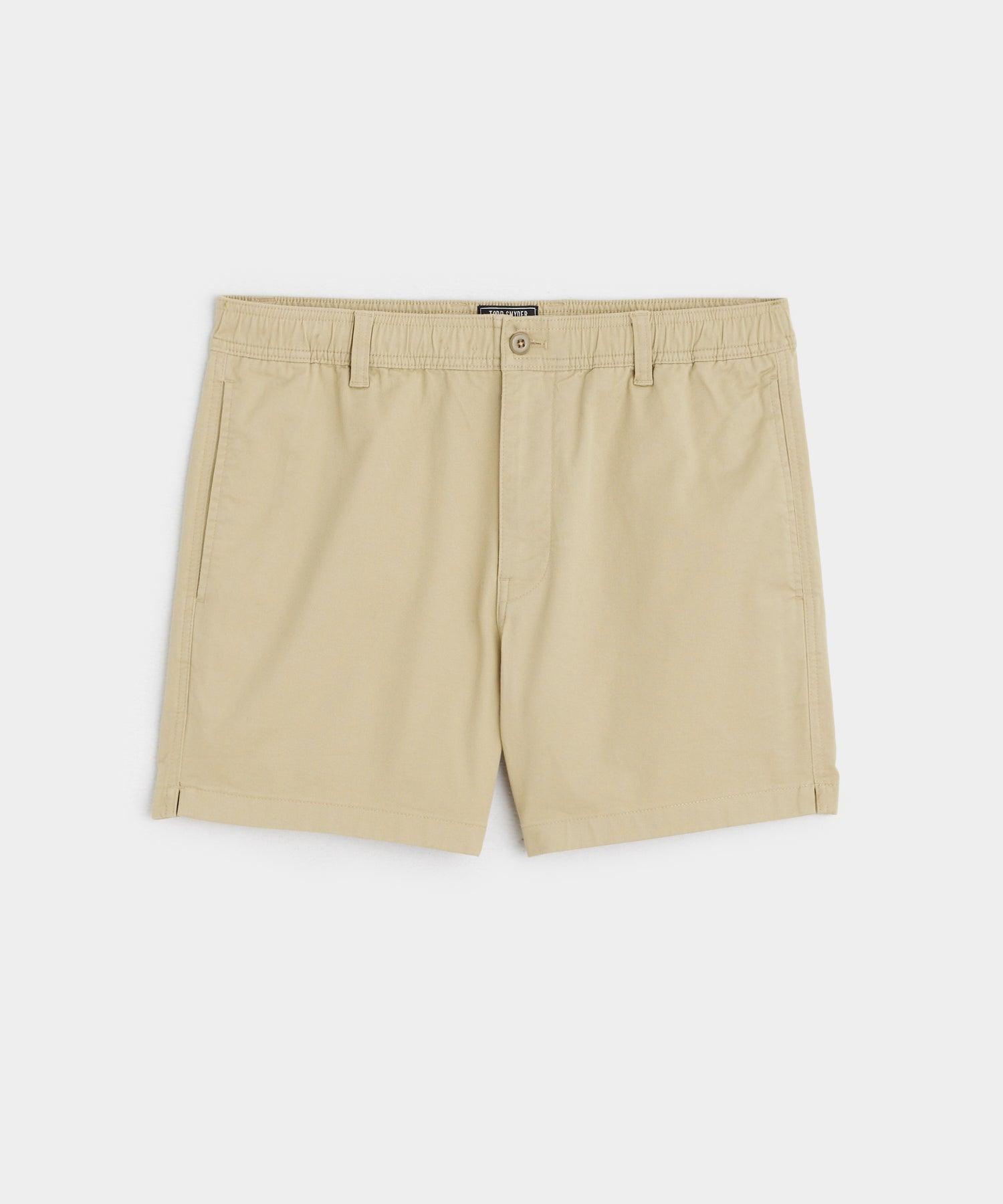 5" Cotton Beachcomber Short in Pebble Beige Product Image