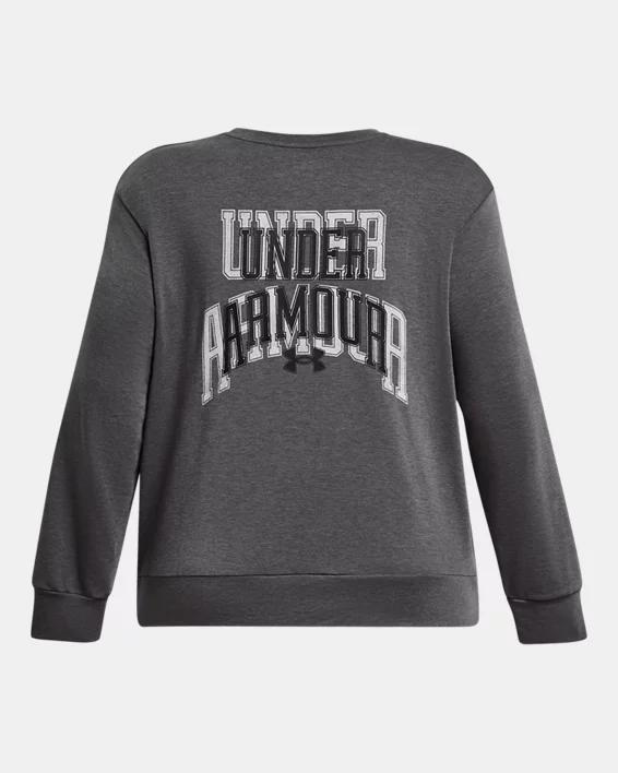 Women's UA Rival Terry Graphic Crew Product Image