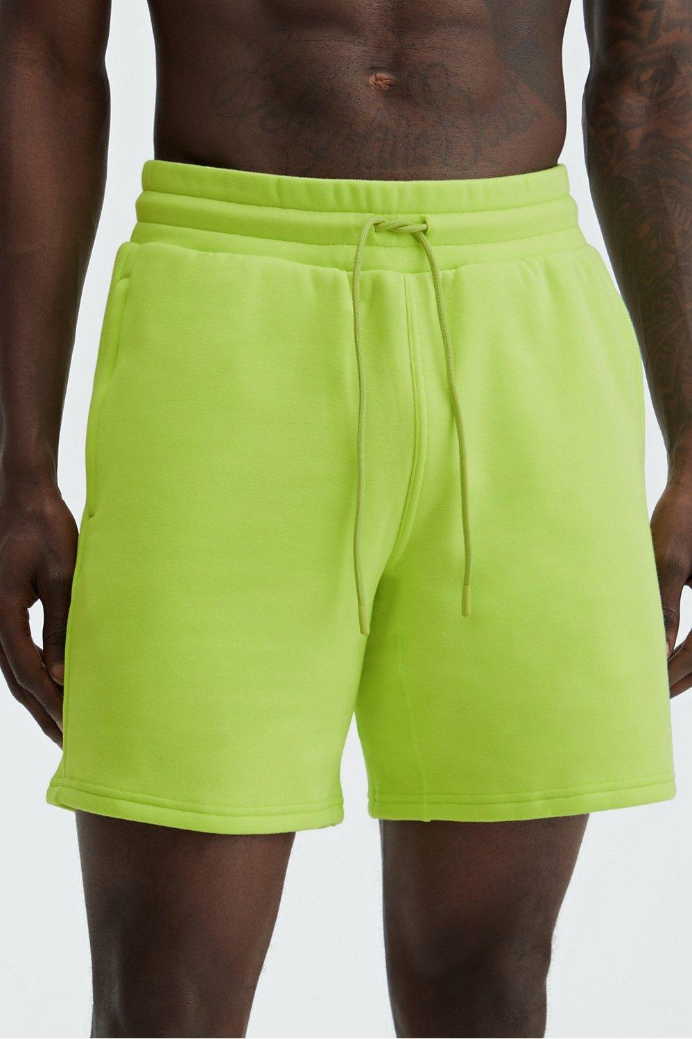 Fabletics Men The Go-To Short male Vivid Lime Size XXL Product Image