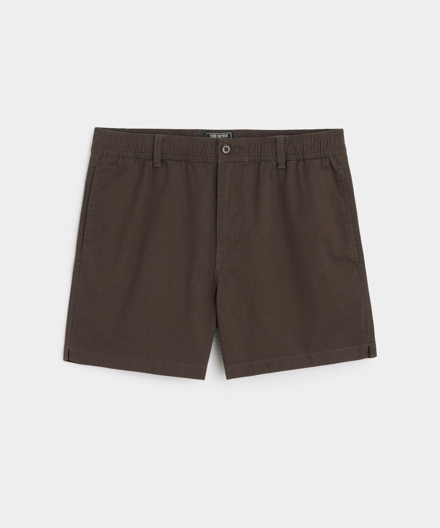 5" Cotton Beachcomber Short in Espresso Bean Product Image