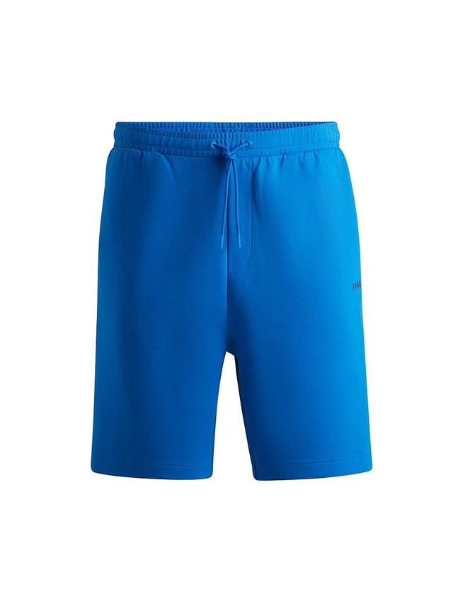 Mens Stretch-Cotton Regular-Fit Shorts with Sandwich Logo Product Image