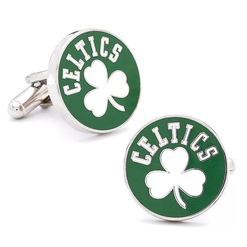 Mens Cuff Links, Inc. Retro Boston Celtics Cuff Links Product Image