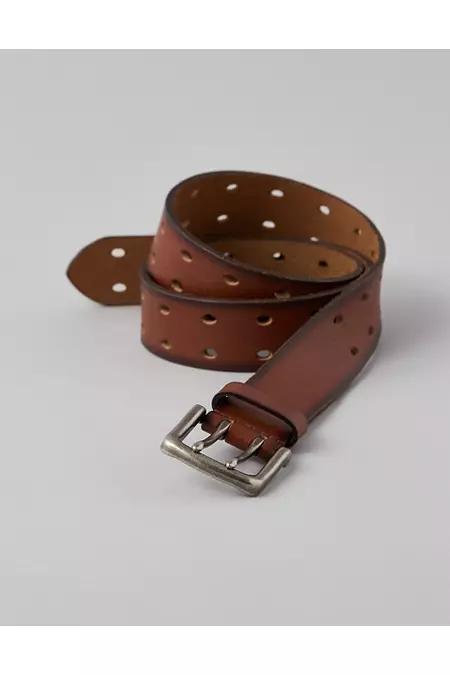 AEO Double-Prong Leather Belt Men's Product Image