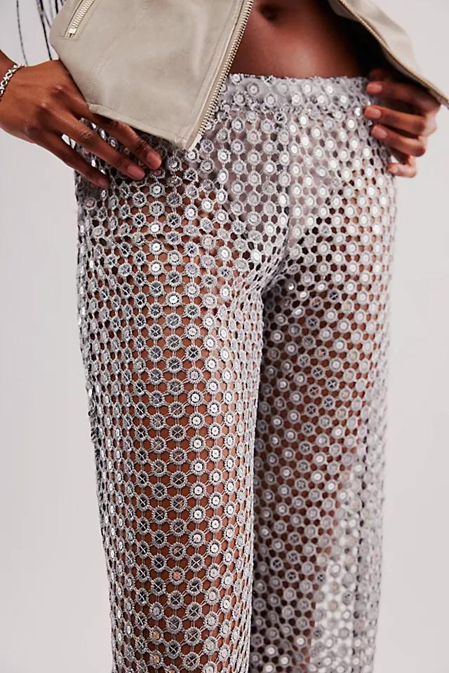 FP x EastNWestLabel Mirror Sequin Sheer Pants Product Image