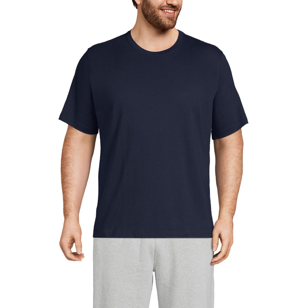 Big & Tall Lands End Super-T Classic-Fit Tee, Mens Product Image