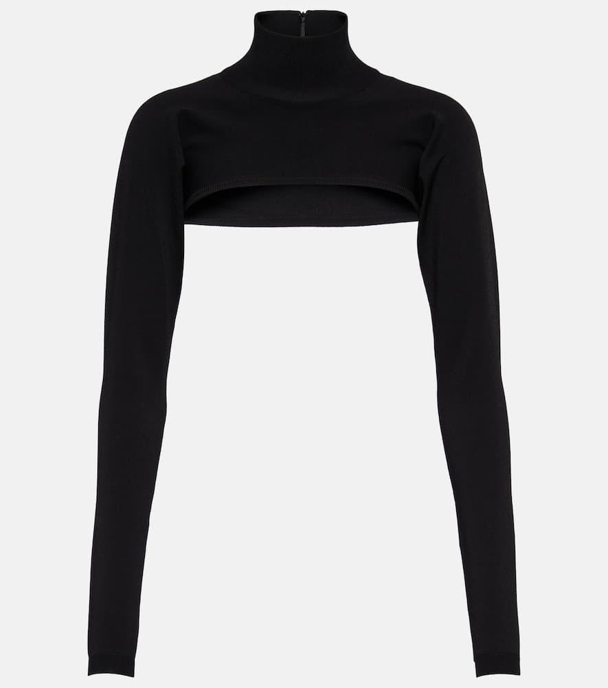 DOLCE & GABBANA X Kim Turtleneck Shrug In Black Product Image