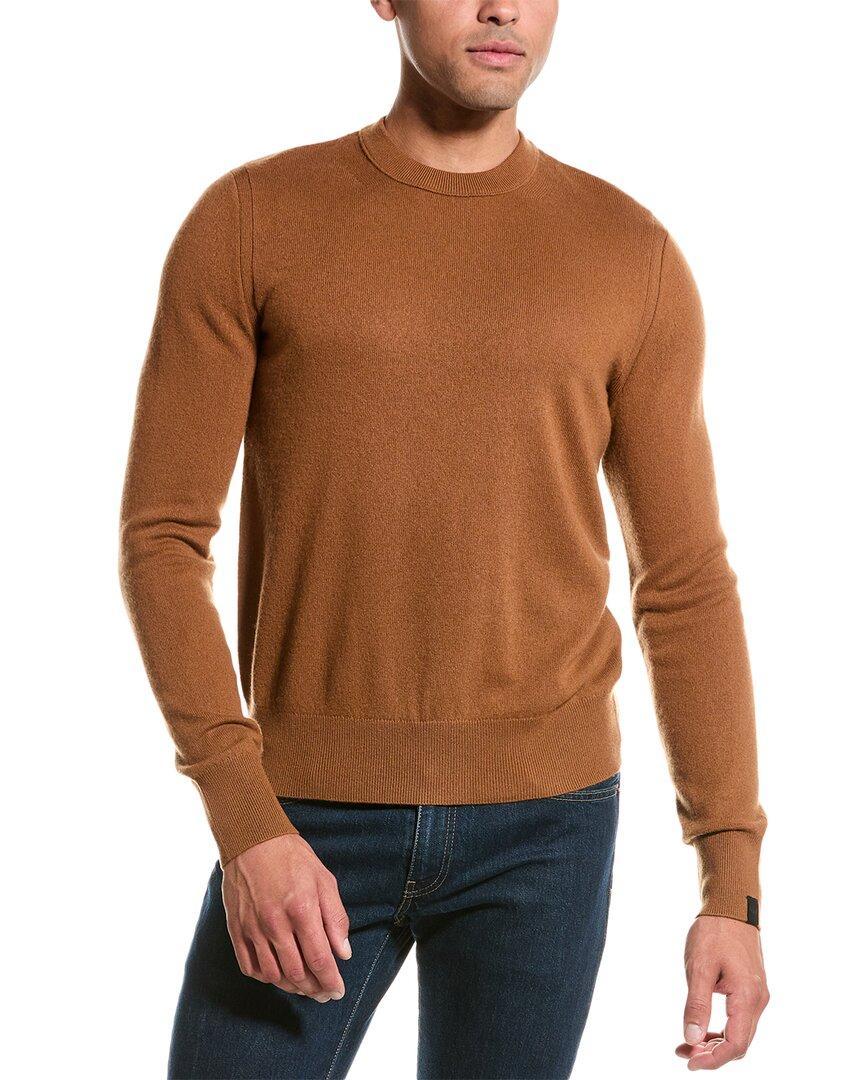 RAG & BONE Lightweight Harding Cashmere Crewneck Sweater In Brown Product Image