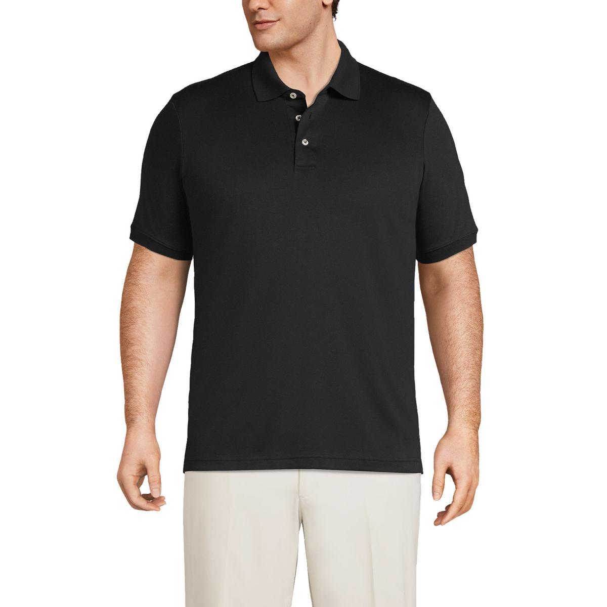 Big & Tall Lands End Classic-Fit Supima Polo, Mens White Product Image