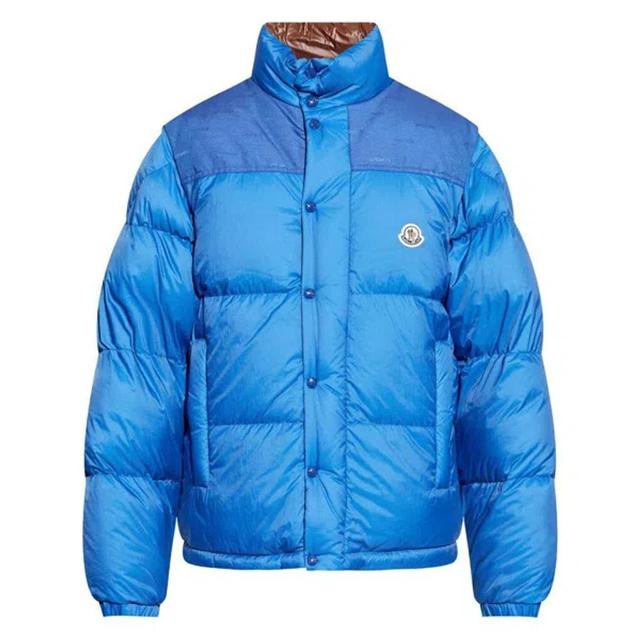 MONCLER Verone Reversible Short Puffer Jacket In Blue Product Image