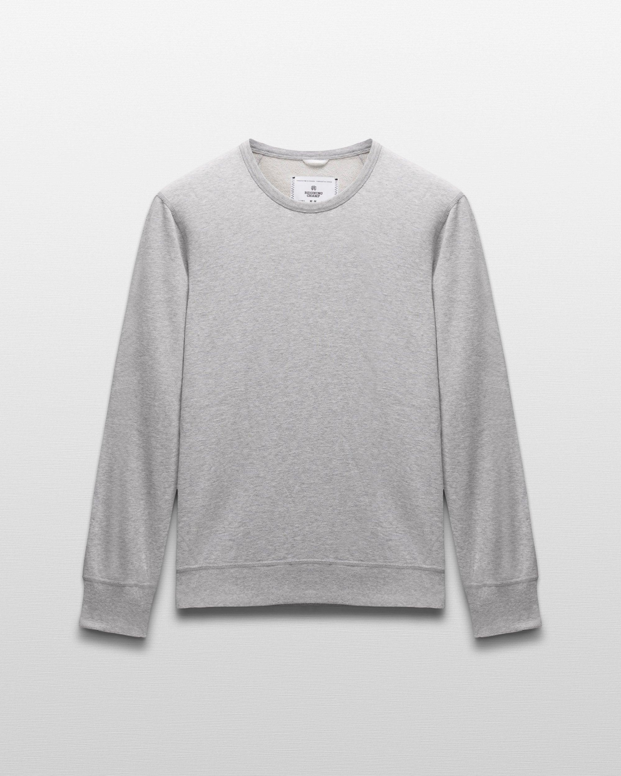 Lightweight Terry Slim Crewneck Male Product Image