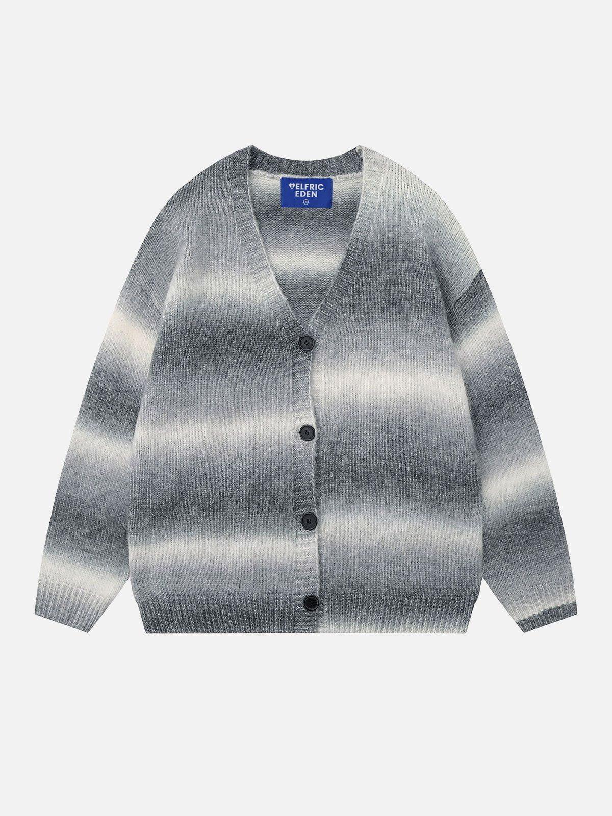 Aelfric Eden Asymmetrical Stripe Cardigan Product Image