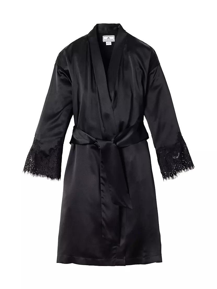 Mulberry Silk & Lace Robe Product Image