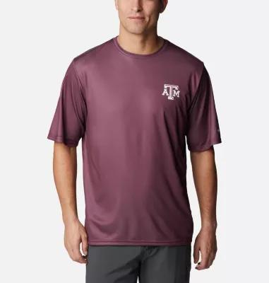 Mens Columbia Maroon Texas A&M Aggies Terminal Tackle Omni-Shade T-Shirt Product Image