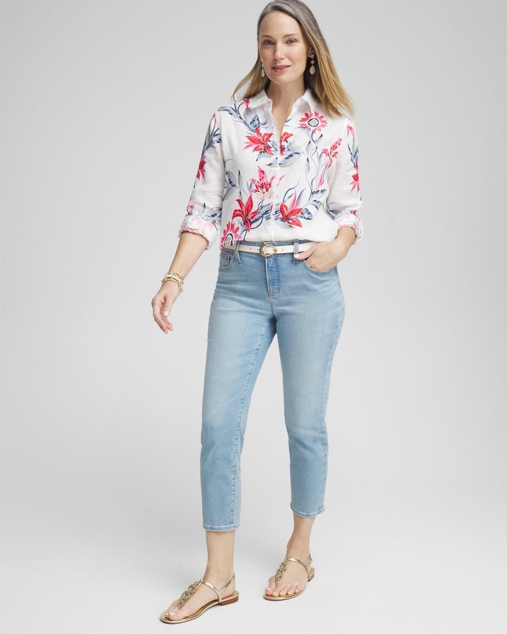 Girlfriend Cropped Jeans Product Image