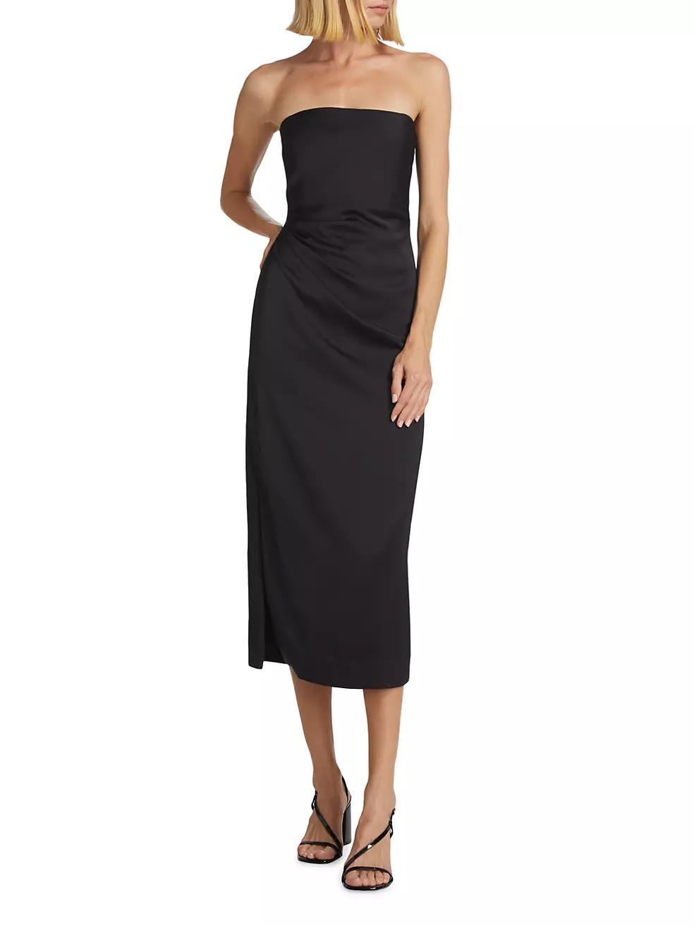 Harriet Strapless Midi-Dress Product Image