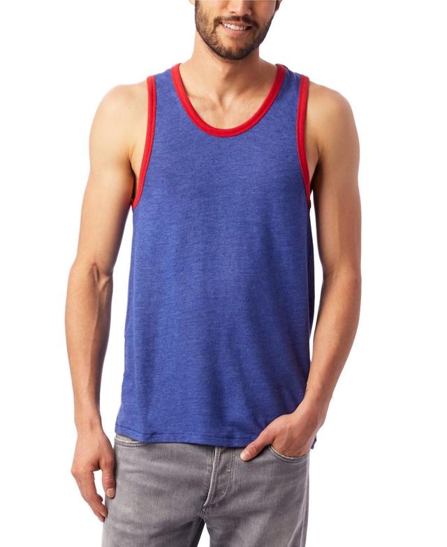 Alternative Apparel Mens Keeper Vintage-Like Jersey Ringer Tank Top Product Image