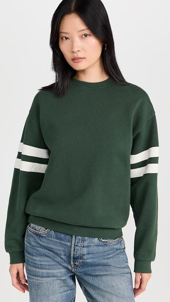 Clare V. Oversized Varsity Sweatshirt | Shopbop Product Image