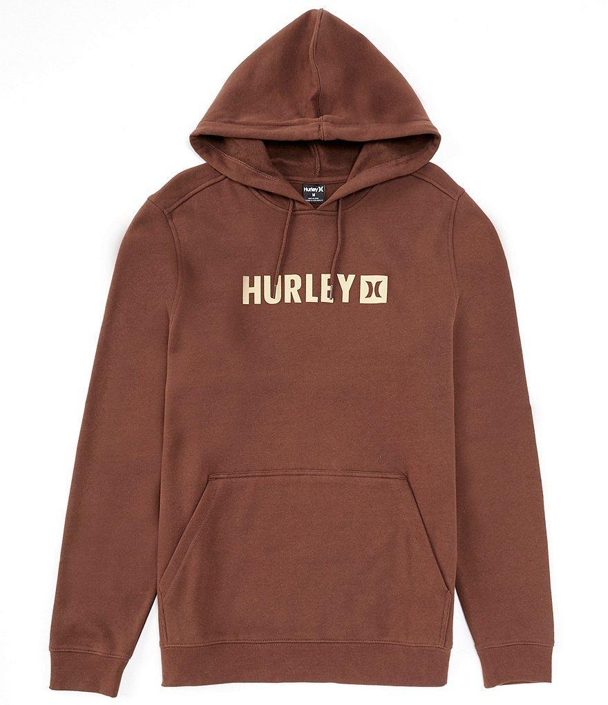 Hurley The Box Long-Sleeve Pullover Fleece Hoodie Product Image