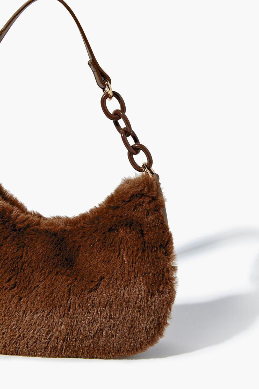 Plush Faux Fur Baguette Bag | Forever 21 Product Image