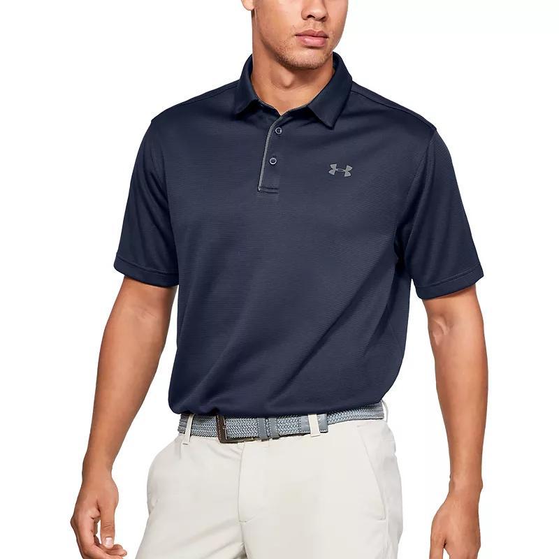 Mens Under Armour Tech Polo Orange Product Image