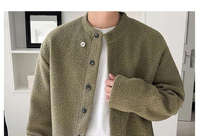 Plain Single-Breasted Jacket Product Image