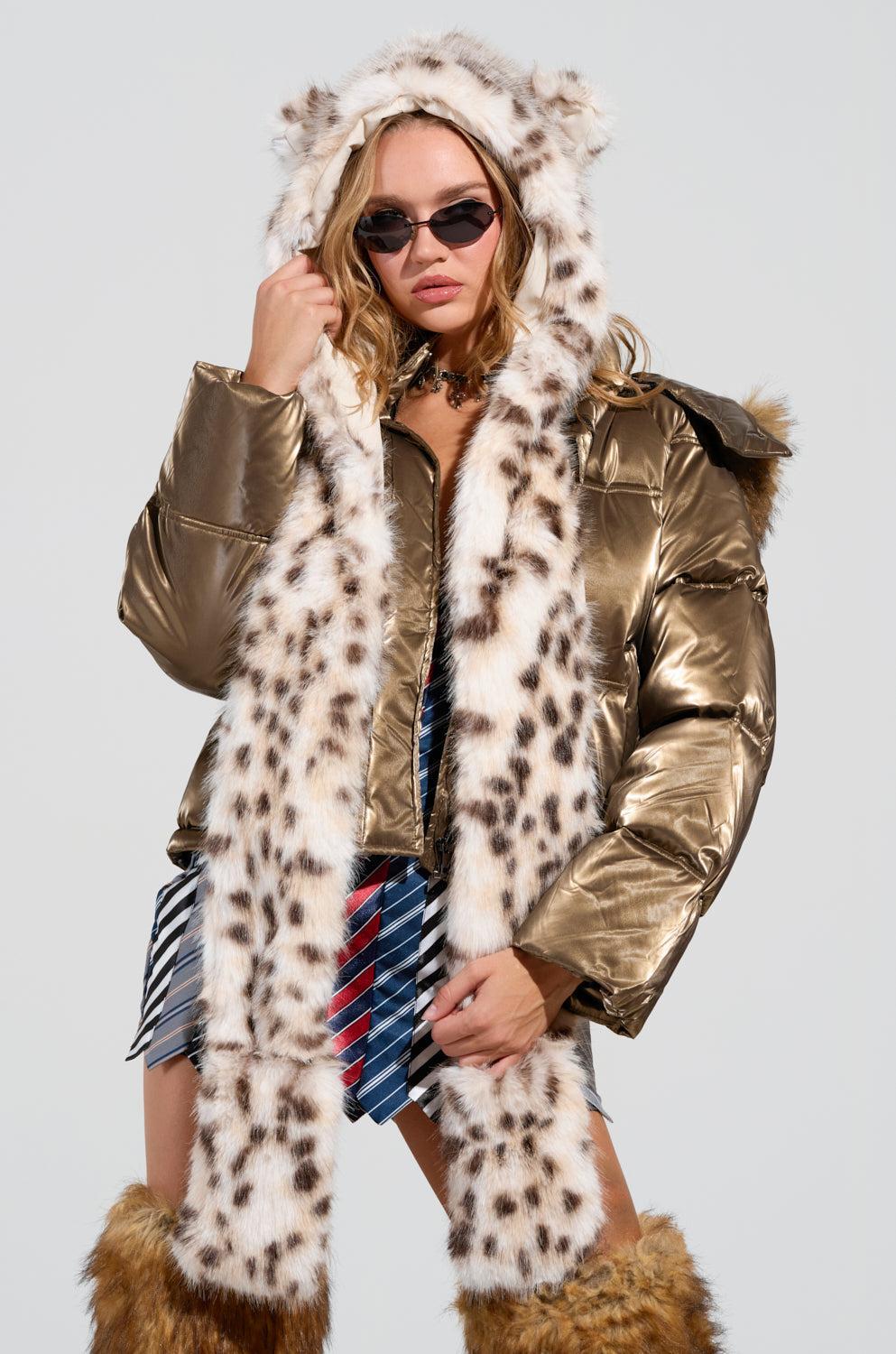 ANIME DREAMIN FAUX FUR HOOD Product Image