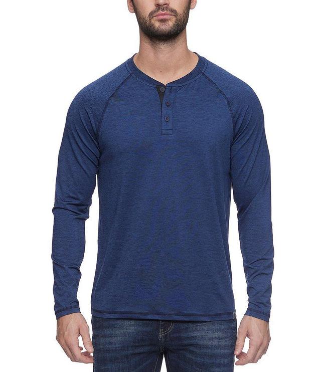 Flag and Anthem Hanover MadeFlex Recruit Performance Long Sleeve Solid Henley T-Shirt Product Image