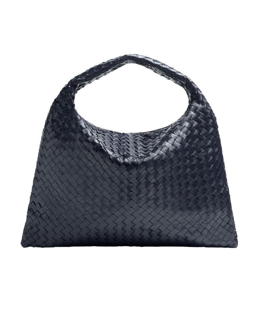 BOTTEGA VENETA Large Hop Bag In Blue Product Image