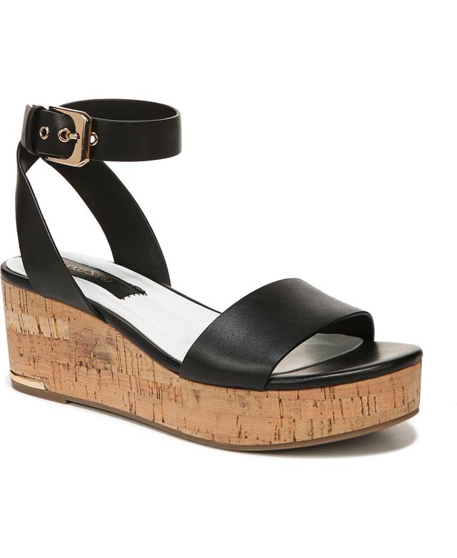 Franco Sarto Presley Platform Wedge Sandals Leather) Women's Sandals Product Image