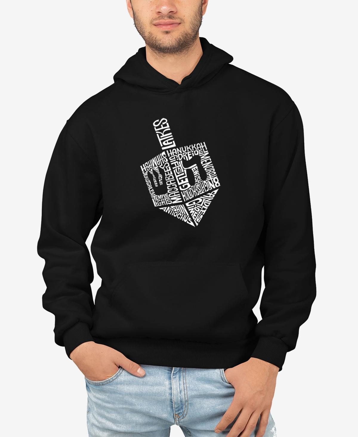 La Pop Art Mens K-Pop Word Art Hooded Sweatshirt Product Image