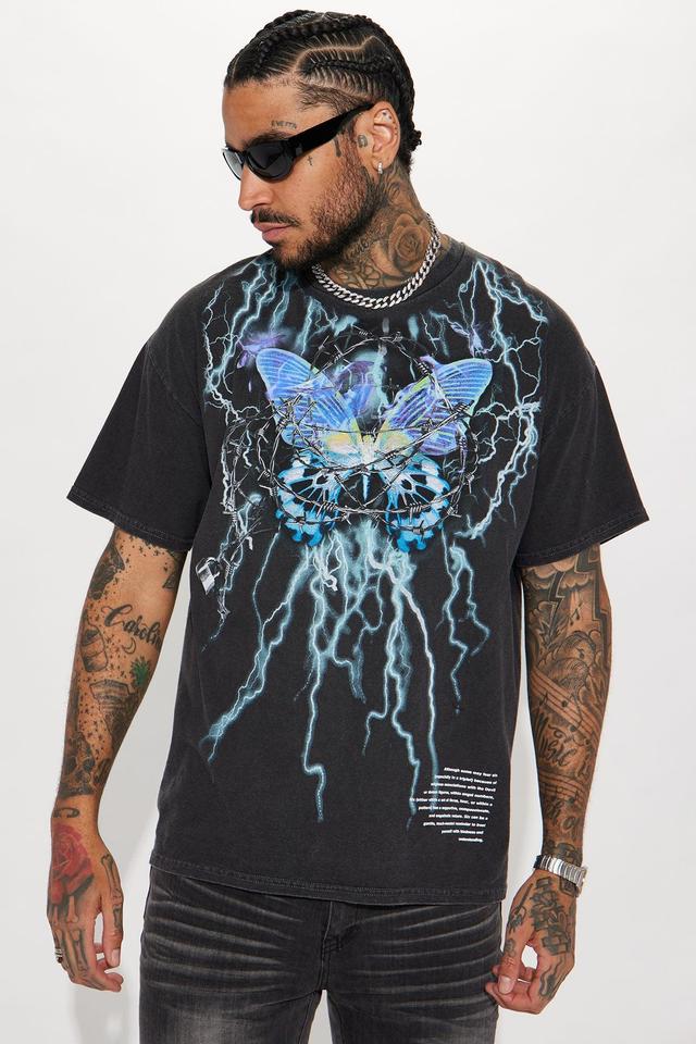 Lightning Monarch Short Sleeve Tee - Black Product Image