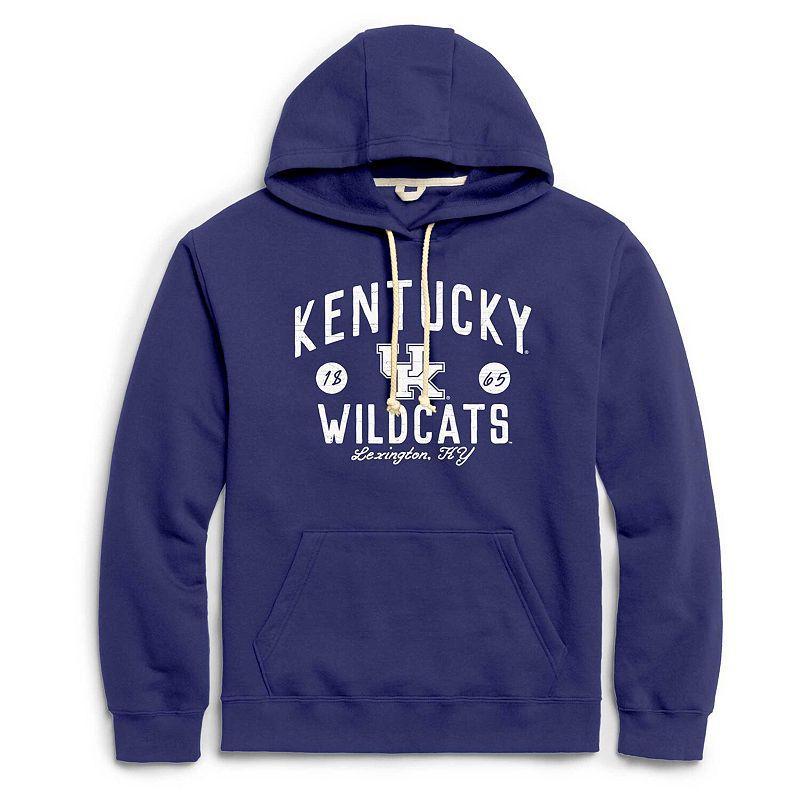 Mens League Collegiate Wear Royal Kentucky Wildcats Bendy Arch Essential Pullover Hoodie Product Image