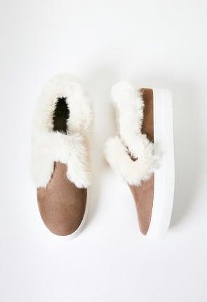 Eloise Faux Fur Slip-On Sneaker Product Image