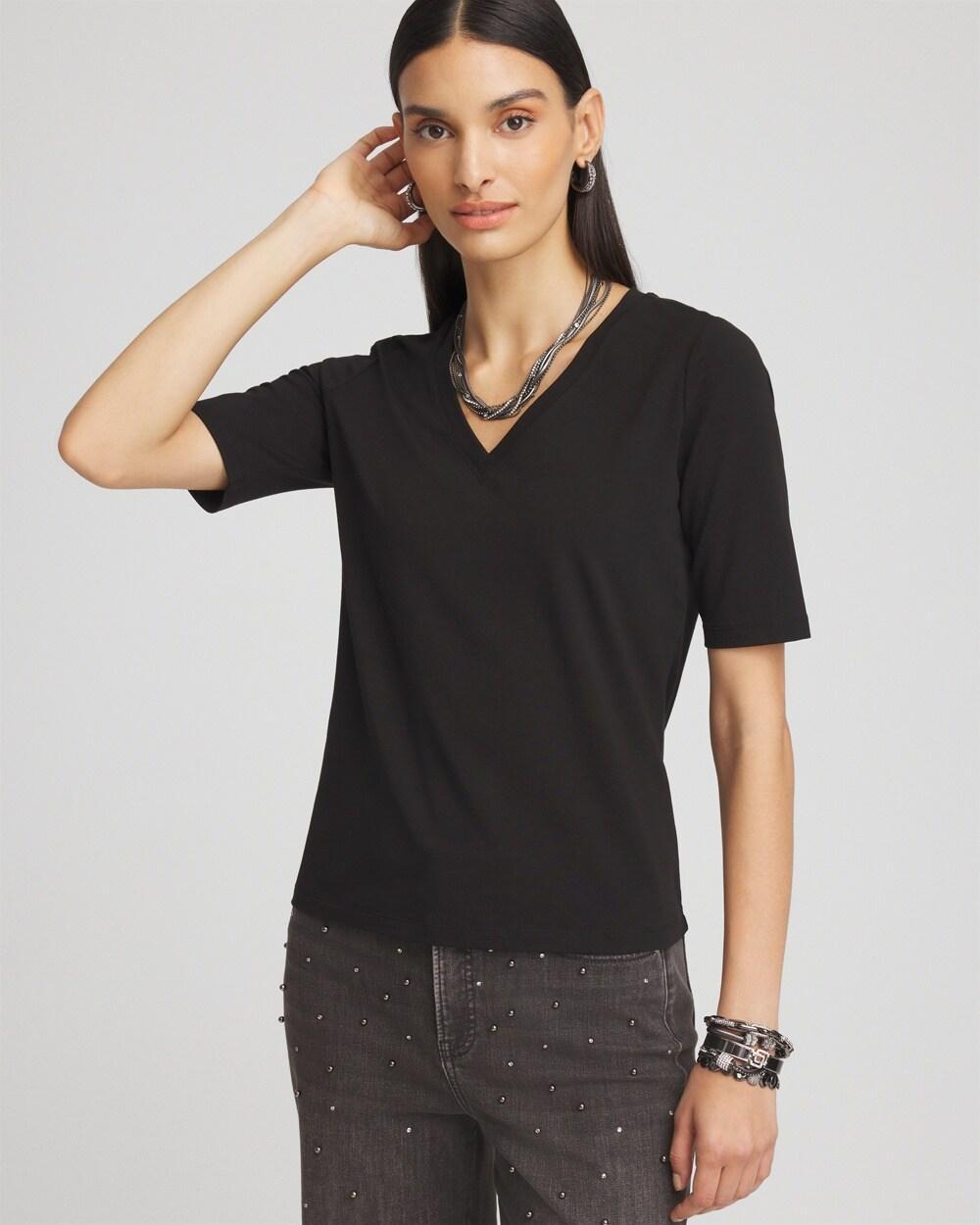 Women's Perfect Elbow Sleeve Tee Product Image