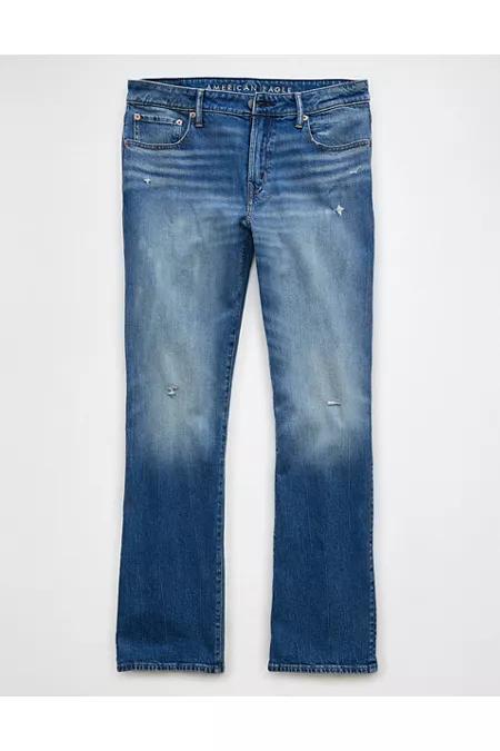 AE AirFlex Distressed Original Bootcut Jean Men's Product Image