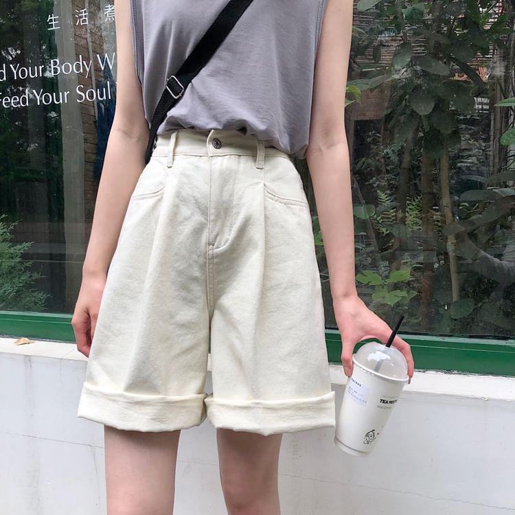 High-Waist Long Shorts product image