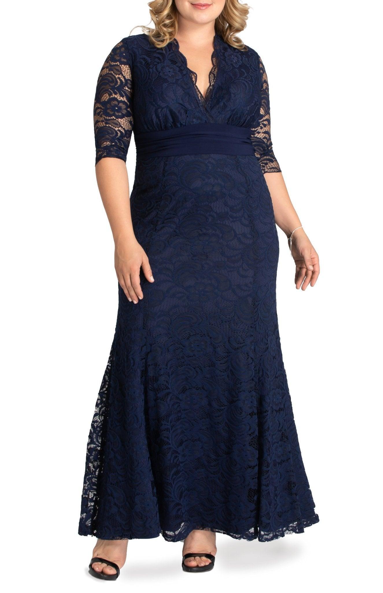 Screen Siren Lace Evening Gown - Plus Product Image