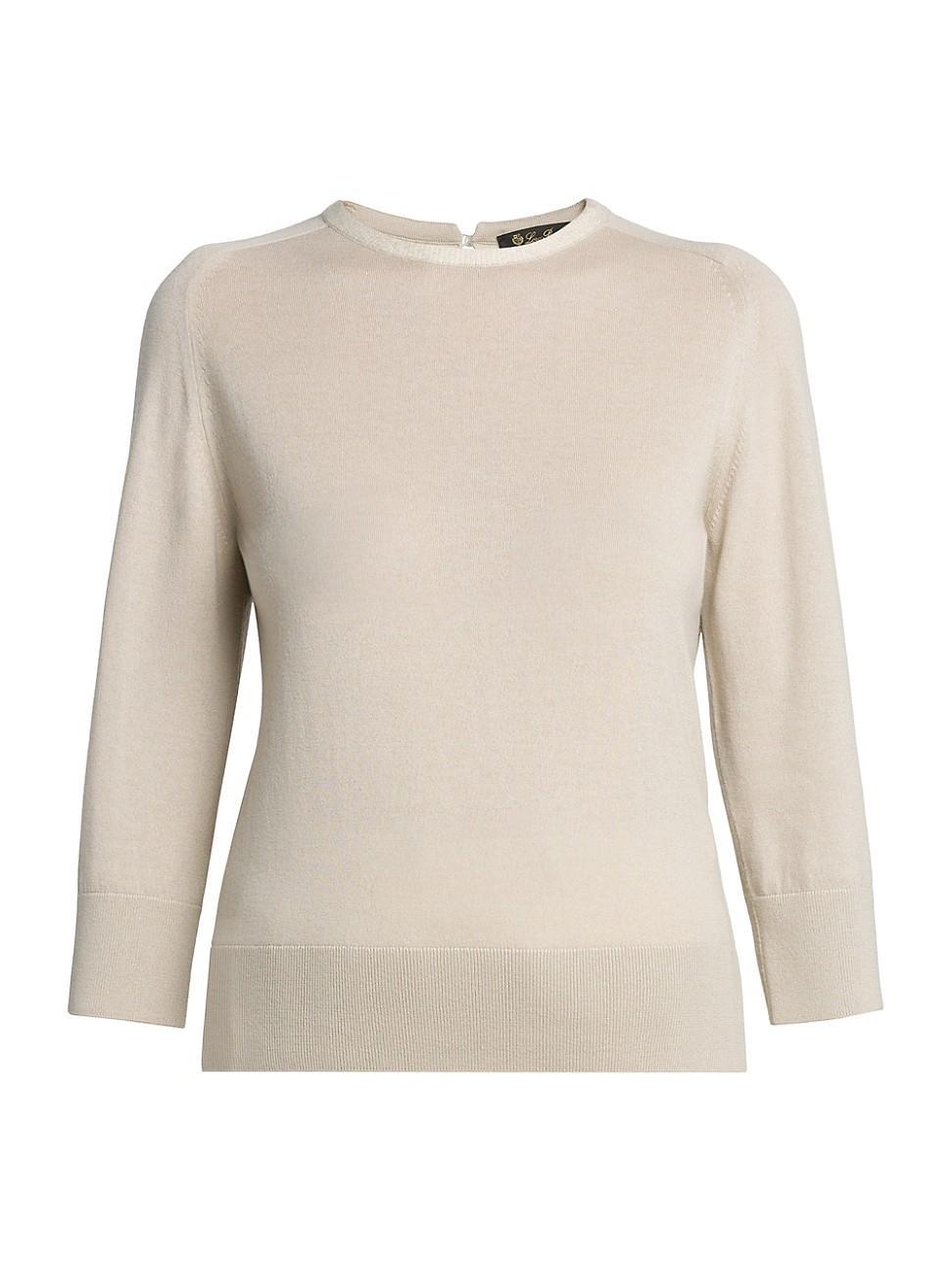 Kiso Cashmere Crewneck Sweater Product Image