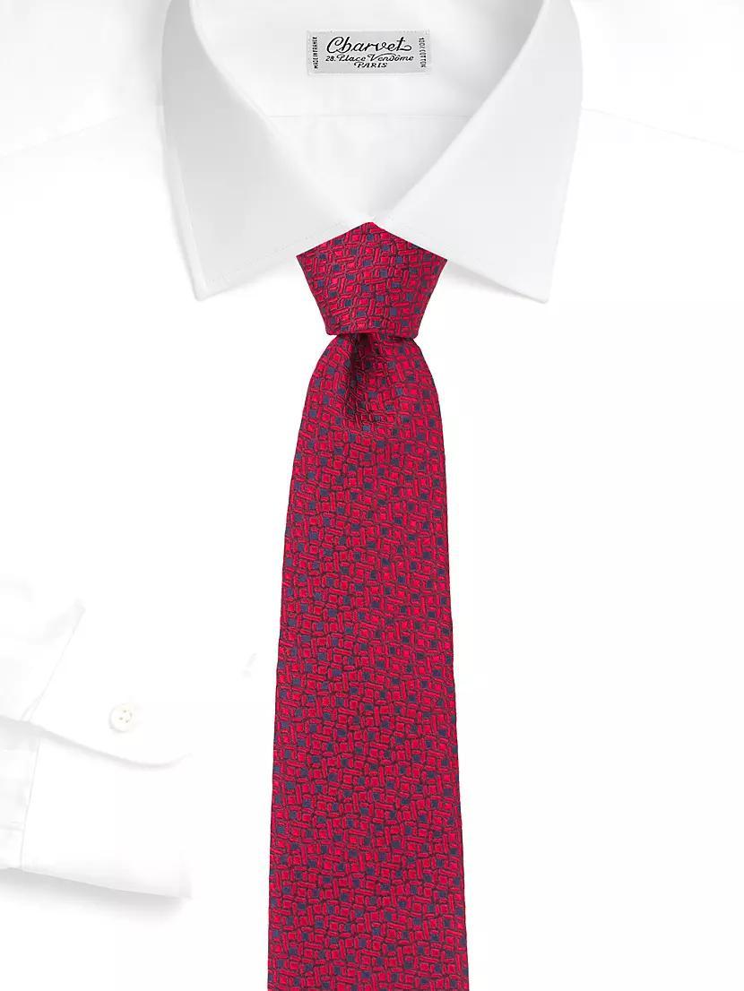 Weave Design Silk Tie Product Image