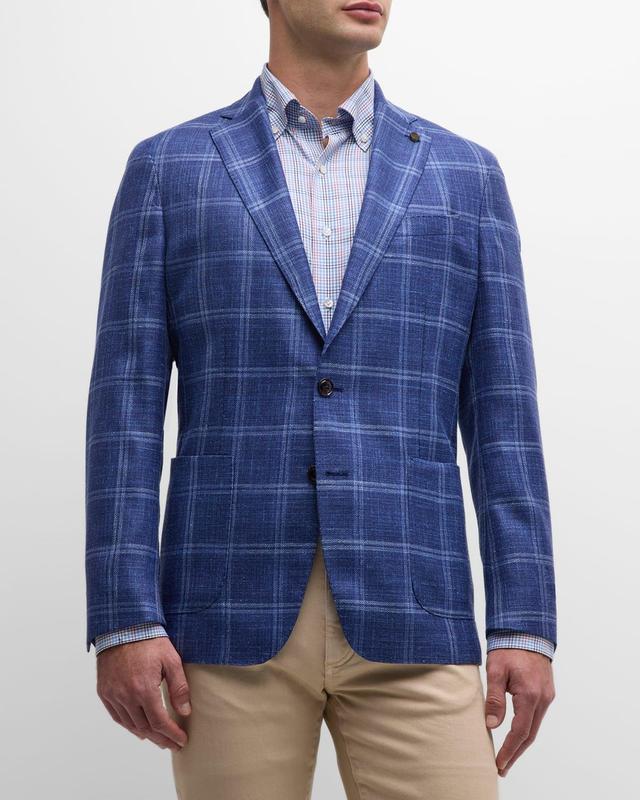 Mens Sola Windowpane Soft Sport Coat Product Image