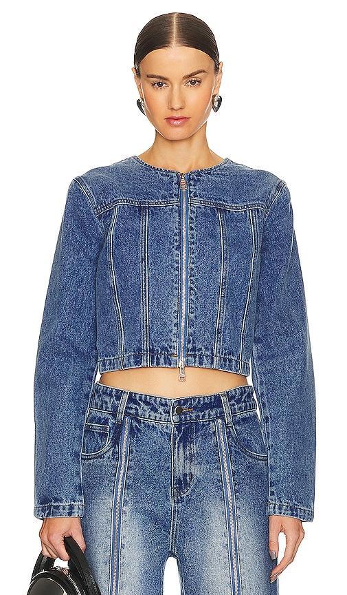 Panel Denim Jacket Product Image